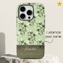 Recherche de bois vert iphone coques Élégant
