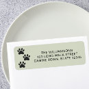 Search for paw return address labels Modern