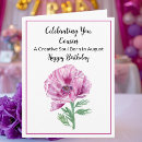 Search for happy birthday cousin Feminine
