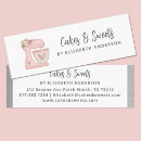 Recherche de friandises cartes visite Boulangerie