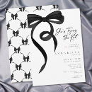 Search for black bridal shower invitations Minimalist