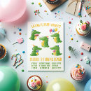 Search for crocodile party invitations Yellow