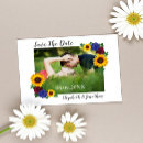 Search for sunflower wedding save the dates Fall