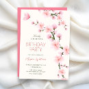 Search for cherry blossom birthday invitations Flower