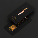 Recherche de chef restaurant cartes visite Couteau