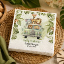 Recherche de jungle tropicale serviettes Baby shower garçon