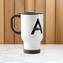 Search for monogram travel mugs Typography