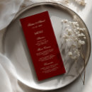 Search for red and gold wedding menus Couple