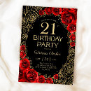 Recherche de 21ème anniversaire invitations Féminin
