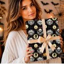 Recherche de squelette halloween papier cadeau Horreur