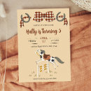 Search for equestrian birthday invitations Farm