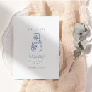 Search for doodle save the dates Blue and white