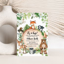 Search for wood baby shower invitations Greenery