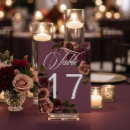 Search for floral wedding table cards Calligraphy script