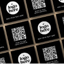 Search for bar code business cards Black and white