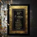 Search for stylish 18th birthday invitations Elegant