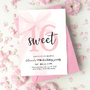 Search for bow sweet 16 invitations 16 girl birthday