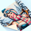 Search for pin up wrapping paper Girl