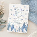 Search for winter woodland birthday invitations Digital download
