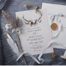 Search for antler invitations Simple