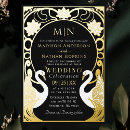 Search for black swan invitations Elegant