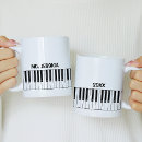 Search for piano keys mugs Song