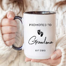 Search for pregnancy announcement mugs New grandparents