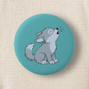 Search for howling wolf buttons Cute