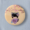 Recherche de neko badges Fille de chat