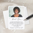 Search for bereavement thank you cards Black and white