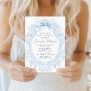 Recherche de cadre baroque invitations Bleu