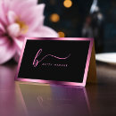 Search for hot pink business cards Modern