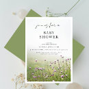 Recherche de fleurs de champ invitations Minimaliste