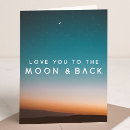 Search for to the moon and back cards Night sky