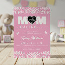 Search for expecting baby shower invitations Pink and white