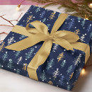 Search for snow trees wrapping paper Pattern