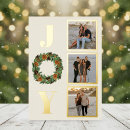 Search for orange christmas cards Wreath