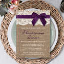 Search for burlap and lace invitations Country