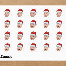 Search for funny christmas stickers Face