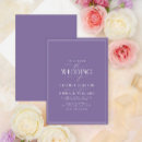 Recherche de lavender wedding invitations Pour elle