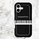 Search for piano teacher iphone cases Black and white