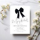Search for black bridal shower invitations Coquette