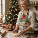 Search for khaki green aprons Red and green