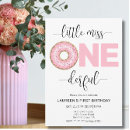 Search for donut miss this party invitations Girl