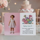 Search for pink dinosaur invitations Girl