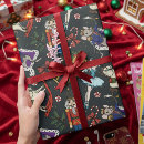 Search for black nutcracker wrapping paper Modern