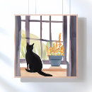 Recherche de silhouette de chat posters Chaton