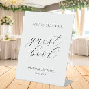 Search for guest book wedding signs Black and white