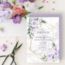 Search for lavender save the dates Floral