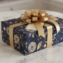 Search for midnight navy blue wrapping paper Vintage